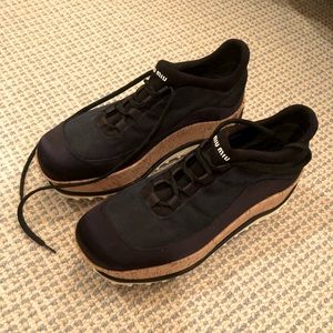 Miu miu platform sneaker, 37